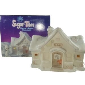 Precious Moments Sugar Town Doctor's Office Nightlight  Figurine Enesco 529869